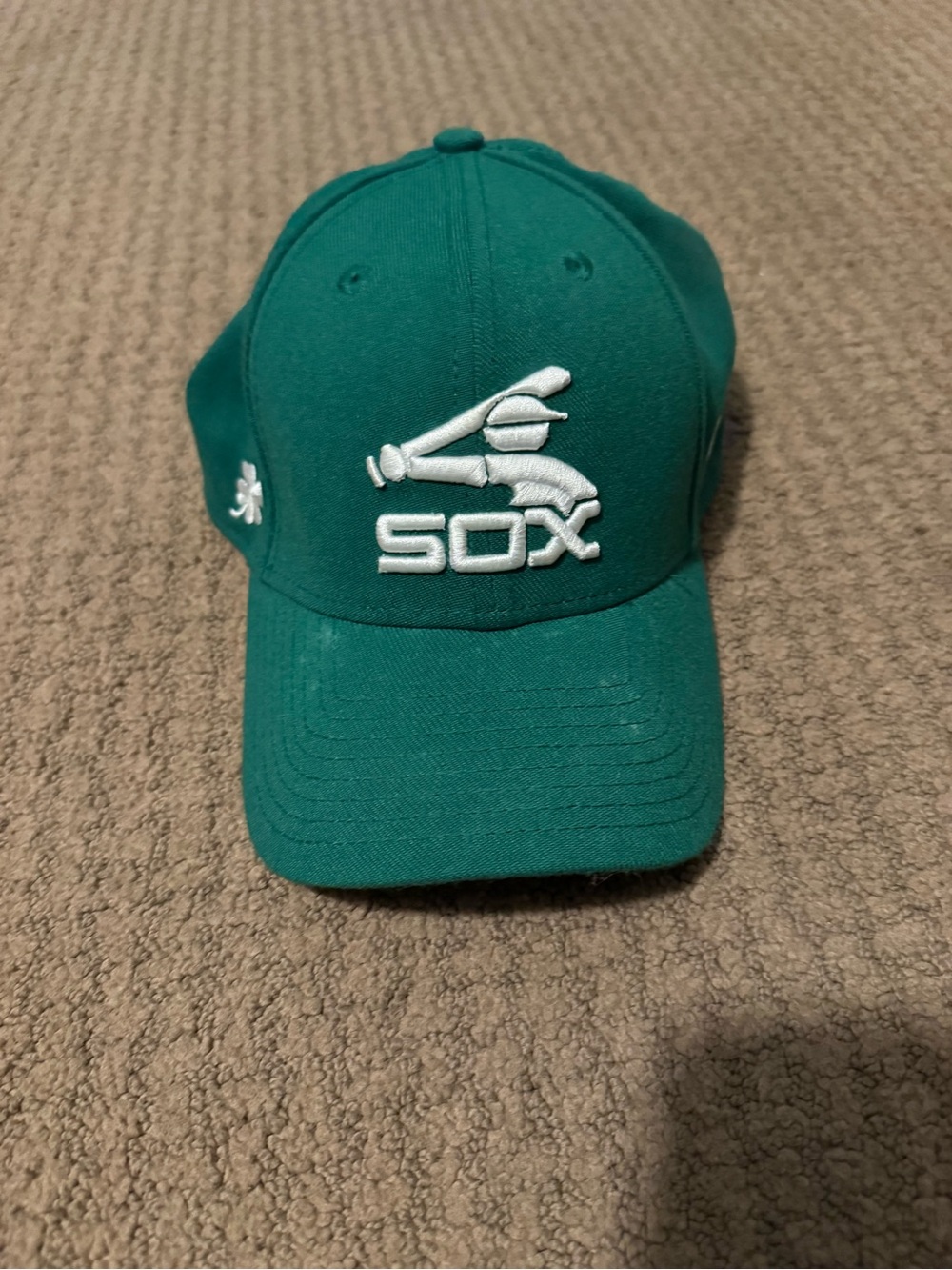 New Era Green SOX Embroidered Baseball Cap